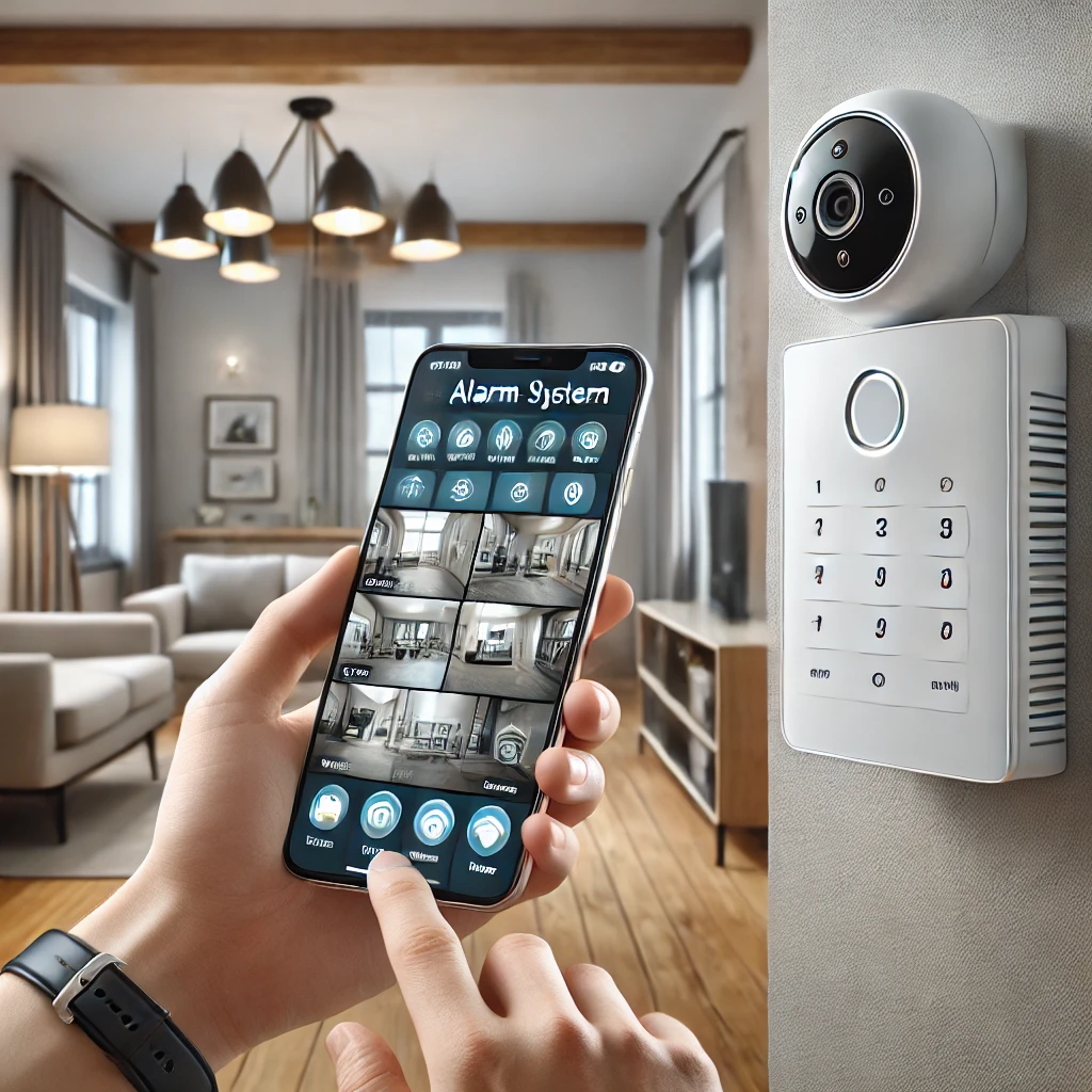 Montaż alarmów w Łodzi